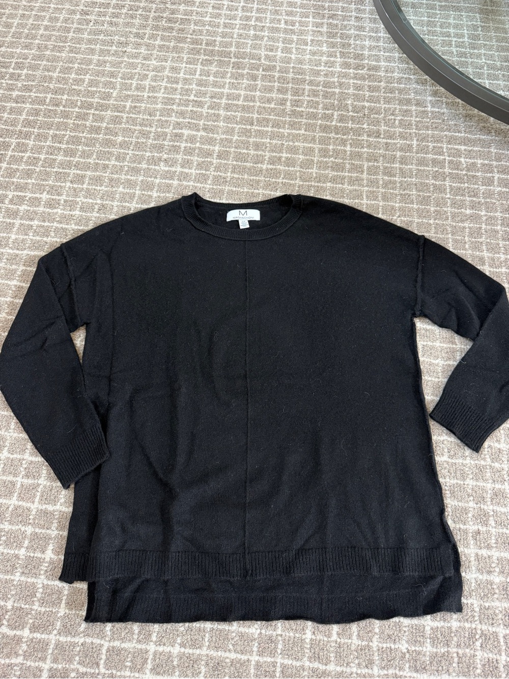 Magaschoni Black Crewneck Sweater